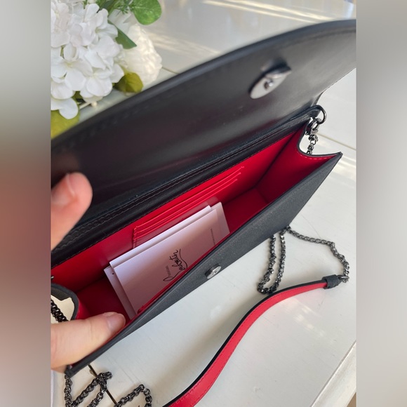 ❌SOLD❌Christian Louboutin Black Glitter Shoulder bag - Picture 10 of 13